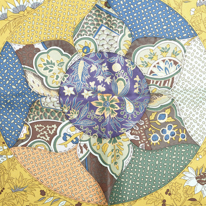 Hermes Silk Pique Fleuri De Provence Pocket Square Scarf 2 of 5