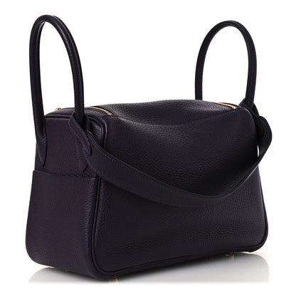 Hermes Taurillon Clemence Lindy 26 Raisin 3 of 11
