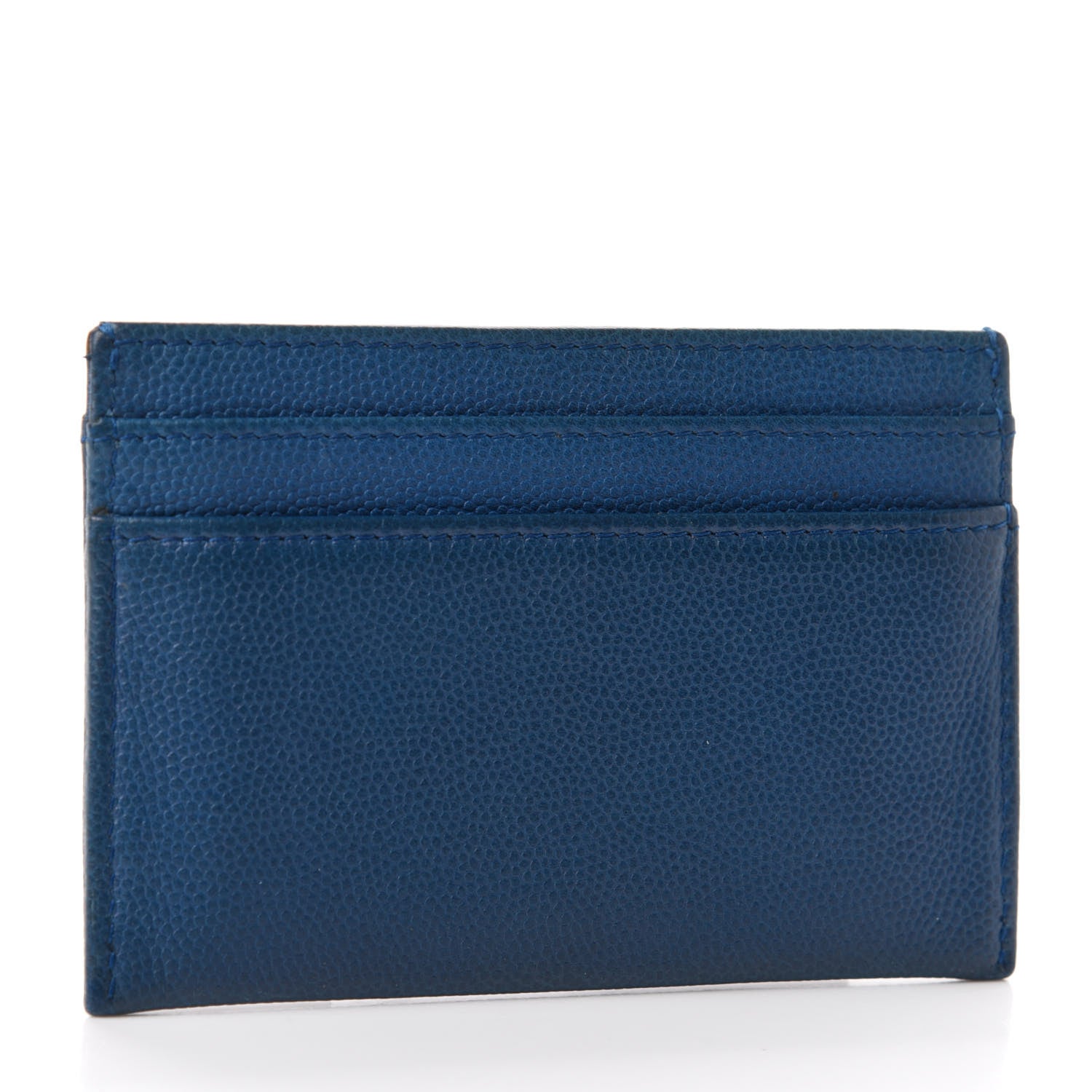 Chanel Caviar Card Holder Blue 3 of 9