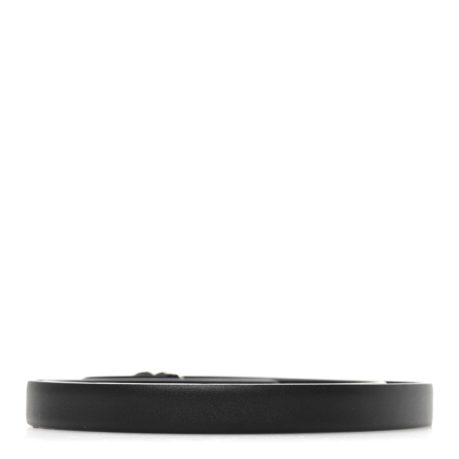 Chanel Calfskin Crystal CC Skinny Belt 90 36 Black 2 of 5
