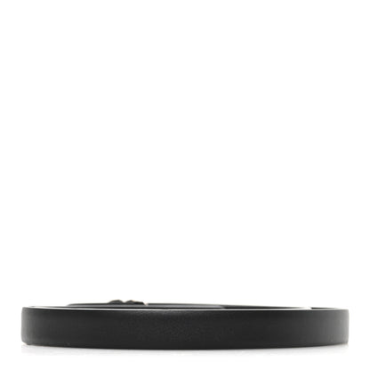 Chanel Calfskin Crystal CC Skinny Belt 90 36 Black 2 of 5