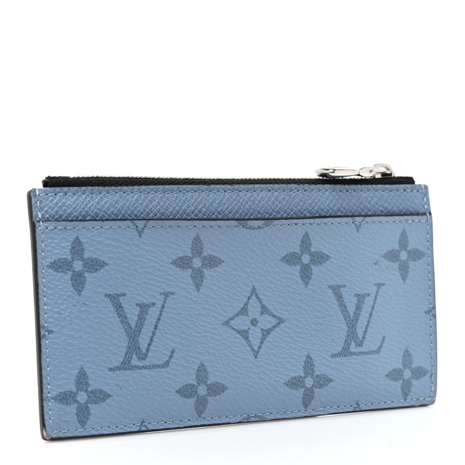 Louis Vuitton Taigarama Coin Card Holder Denim 3 of 10