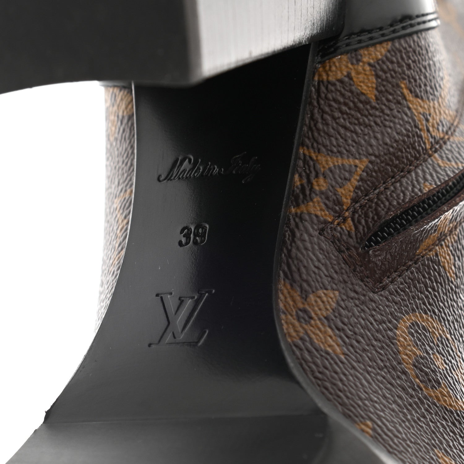 Louis Vuitton Patent Calfskin Monogram Star Trail Ankle Boots 39 Black 6 of 8