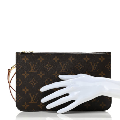 Louis Vuitton Monogram Neverfull MM GM Pochette 2 of 7