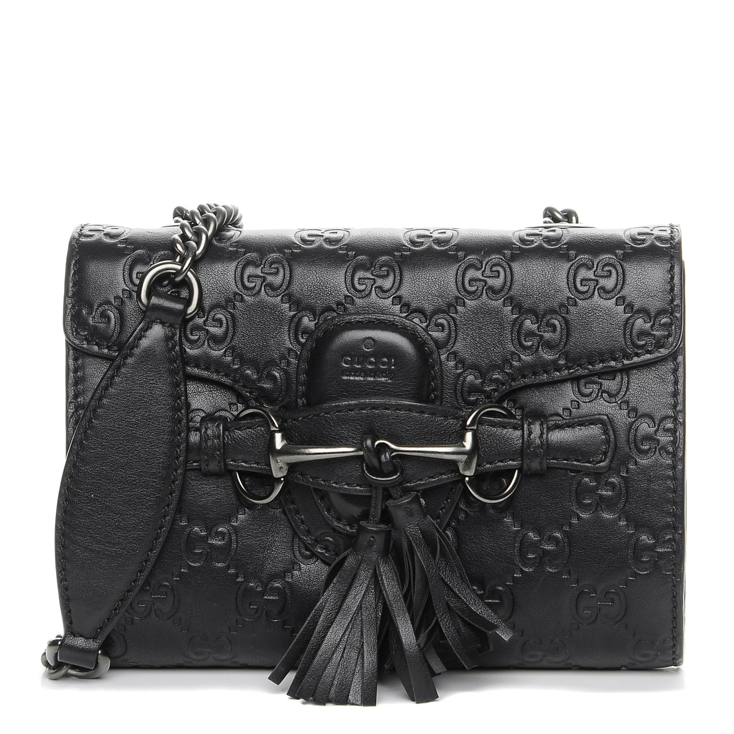 Guccissima Mini Emily Shoulder Bag Black