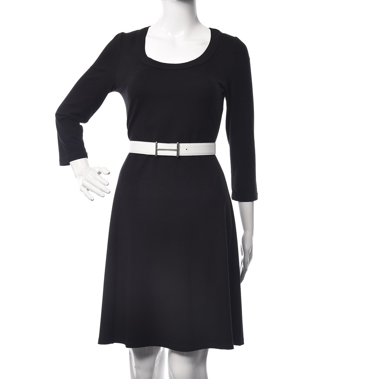 Epsom Box 32mm Idem Belt 90 White Gold