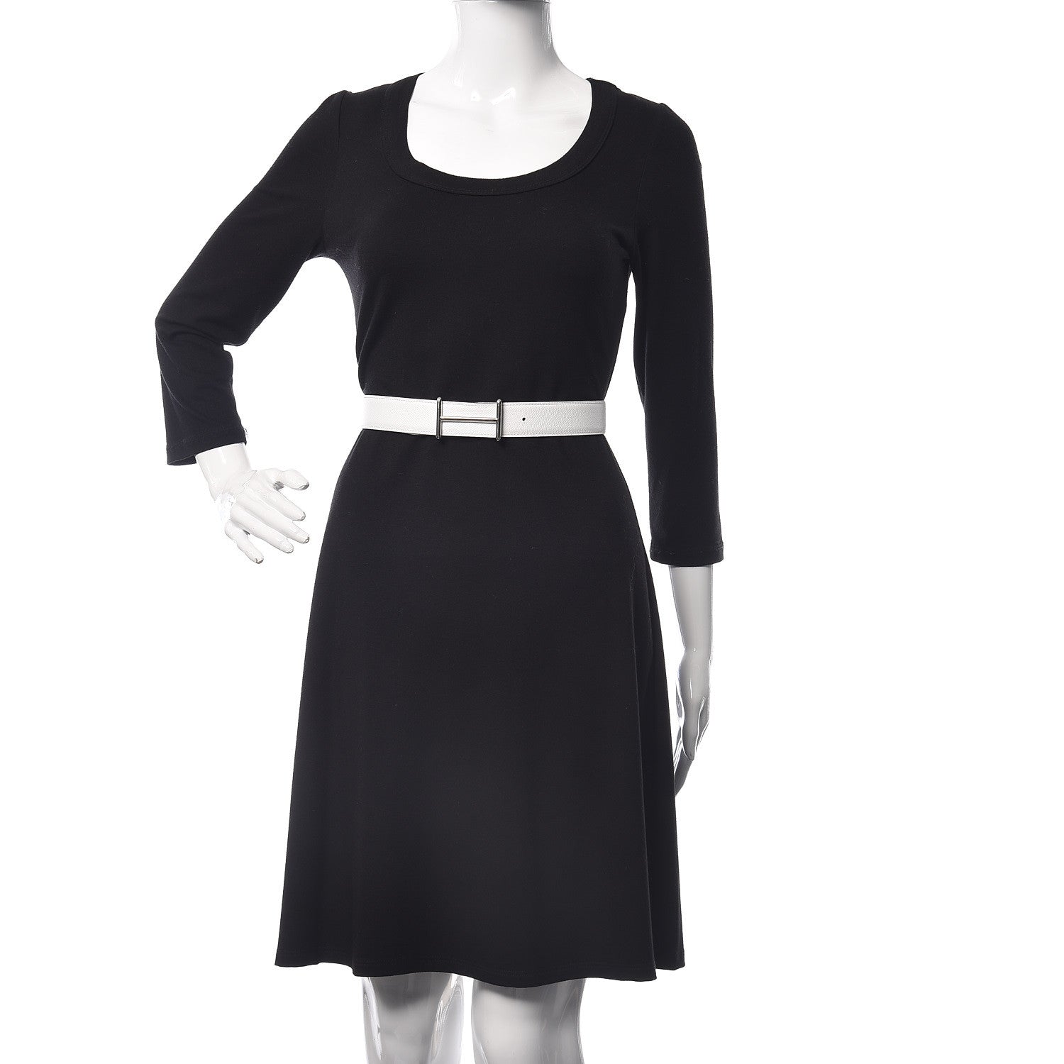 Hermes Epsom Box 32mm Idem Belt 90 White Gold 2 of 8