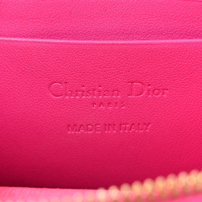 Christian Dior Lambskin Cannage Lady Dior Phone Holder Fuchsia 5 of 8