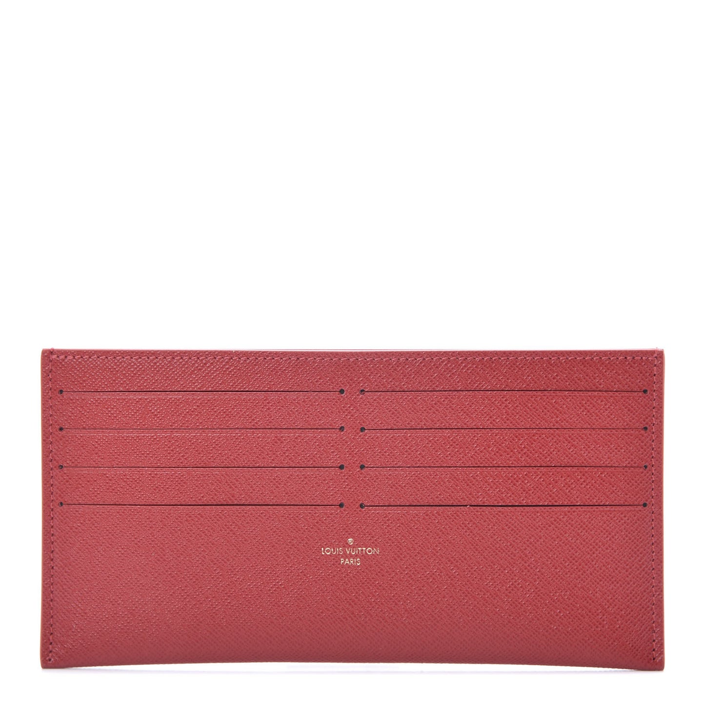 Calfskin Felicie Card Holder Insert Cherry