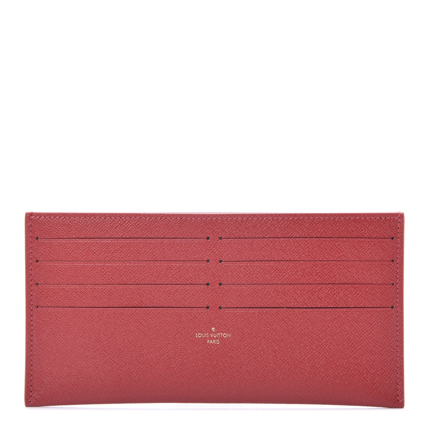 Louis Vuitton Calfskin Felicie Card Holder Insert Cherry 1 of 6