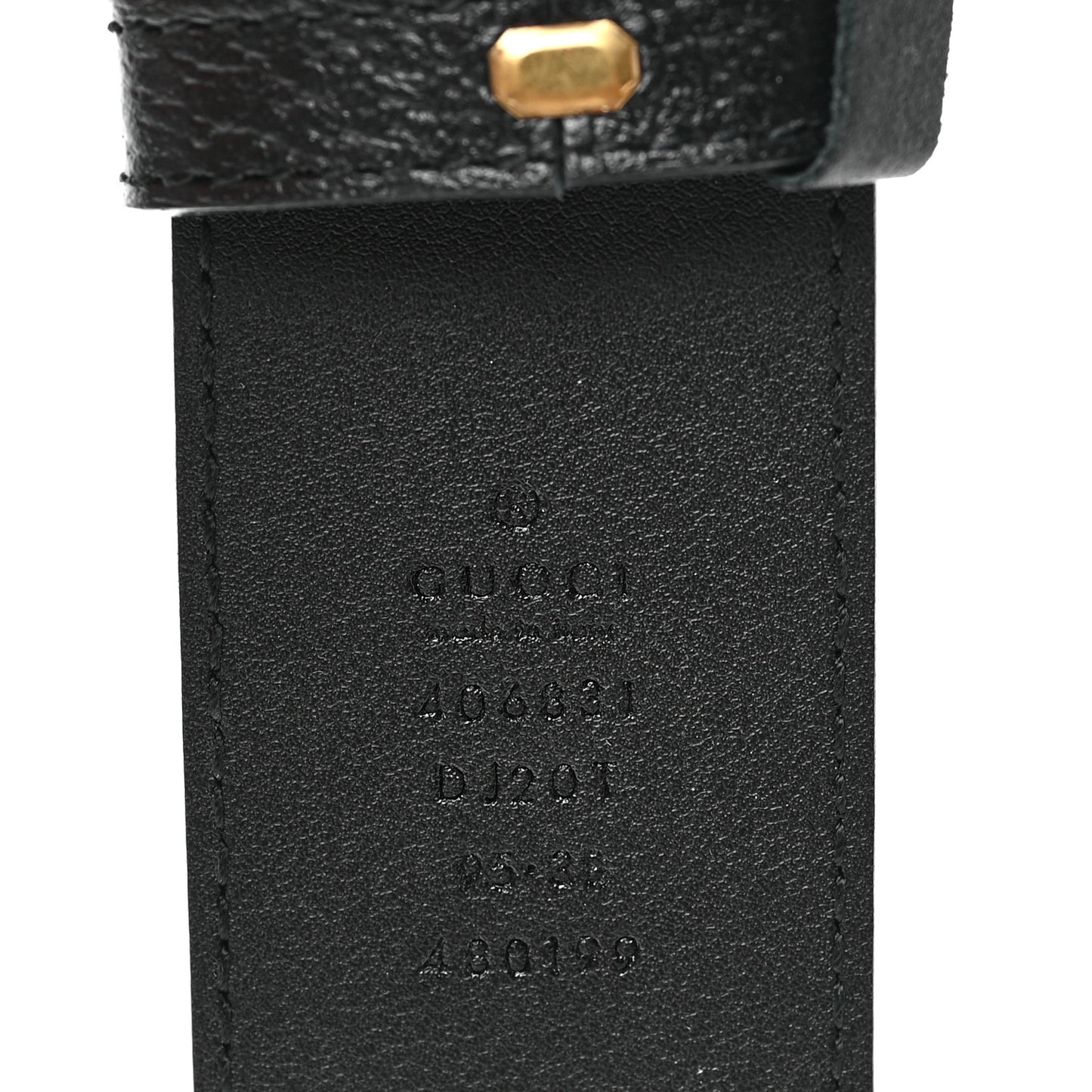 Textured Calfskin Double G 40mm Belt 95 38 Black