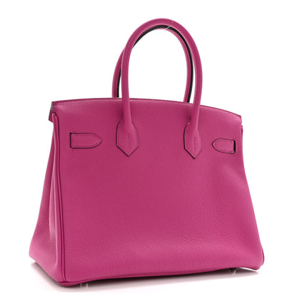 Hermes Togo Birkin 30 Rose Pourpre 3 of 12
