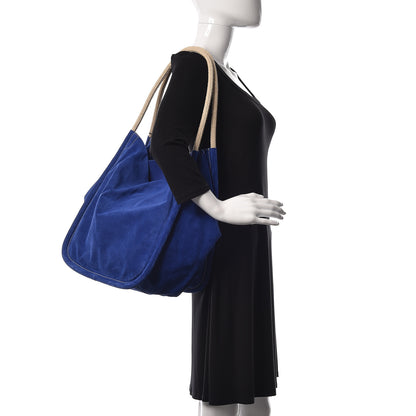 Proenza Schouler Suede Extra Large Tote Lapis 2 of 12