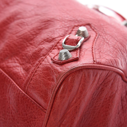 Balenciaga Agneau Giant 12 Silver Hardware Velo Coquelicot Coquelicot 10 of 12