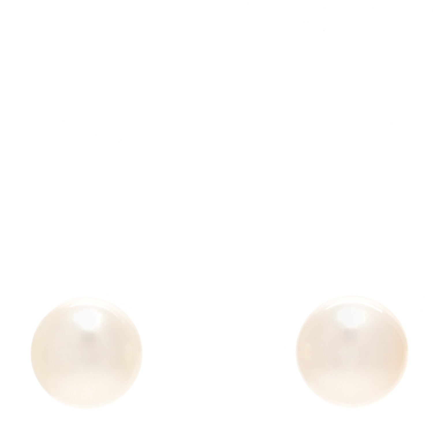 Tiffany Sterling Silver Freshwater Pearl 8-9mm Ziegfeld Earrings 1 of 5