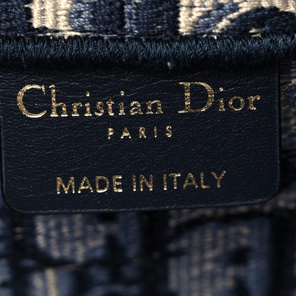 Christian Dior Oblique Large Book Tote Blue Multicolor 6 of 9