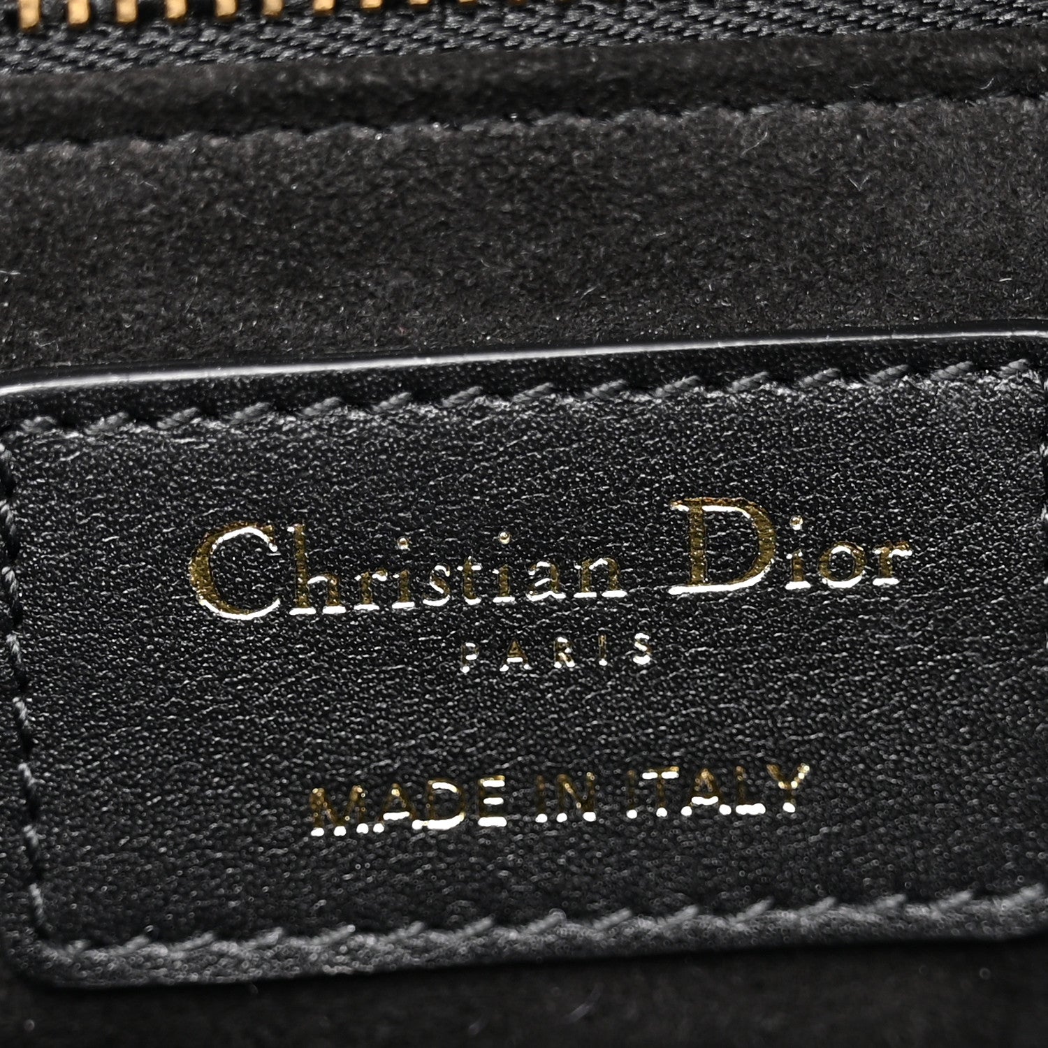 Christian Dior Calfskin Beaded Embroidered Ramage Butterfly Medium Lady Dior Black White Black White 6 of 10