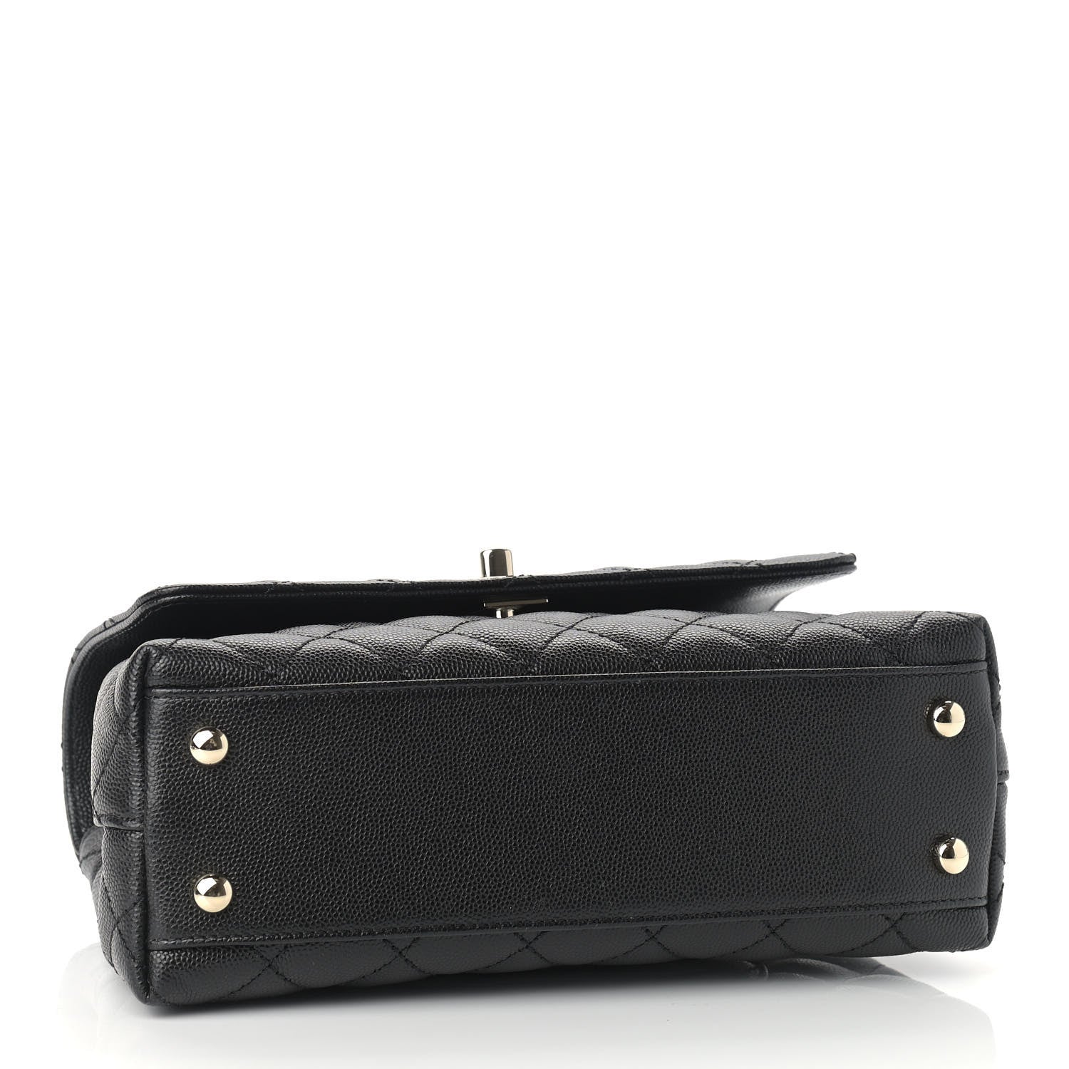 Chanel Caviar Quilted Mini Coco Handle Flap Black 4 of 9