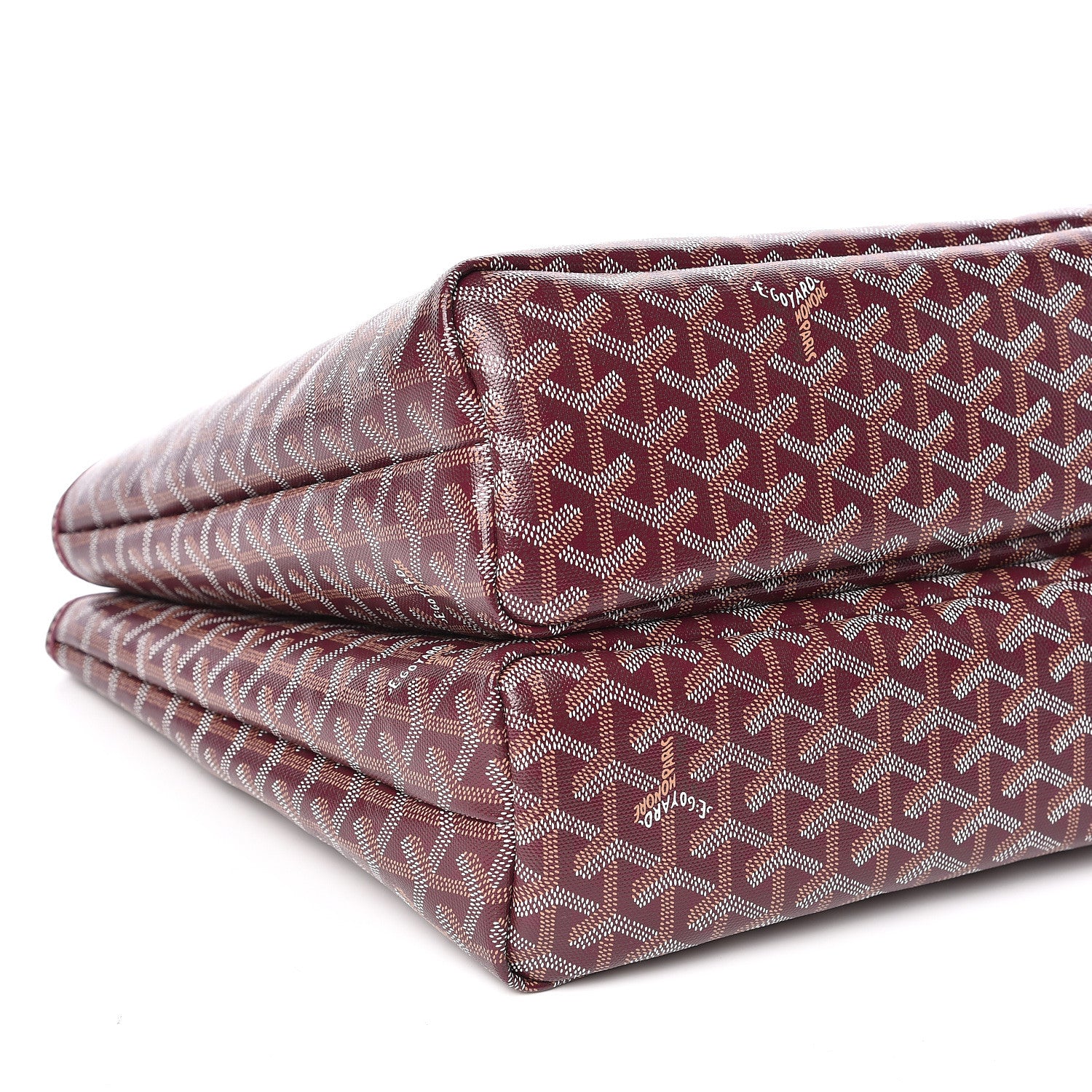Goyard Goyardine Isabelle Tote Burgundy 9 of 12