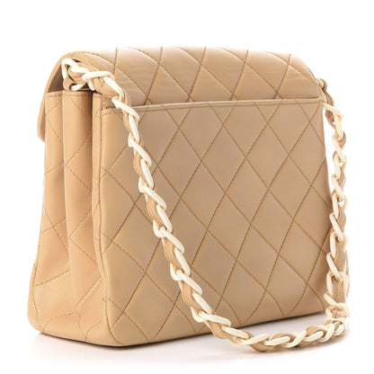 Chanel Lambskin Quilted Medium Envelope Flap Beige 3 of 13