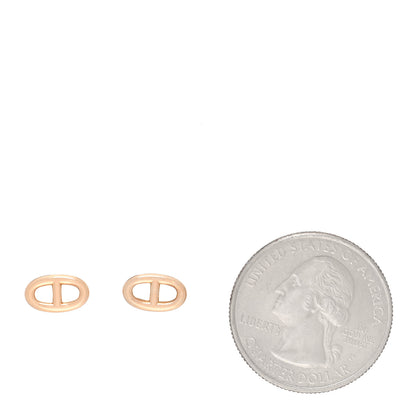 Hermes 18K Rose Gold TPM Farandole Stud Earrings 2 of 5