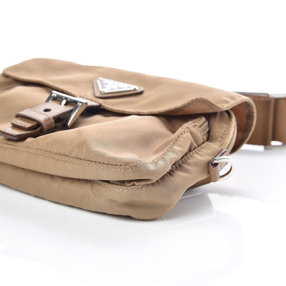 Prada Tessuto Nylon Saffiano Belt Bag Brown 6 of 11