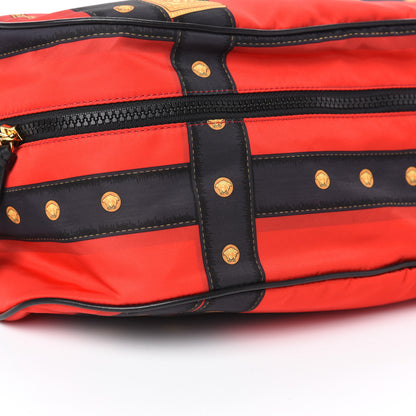 Versace Nylon Tribute Print Belt Bag Red Multicolor 8 of 9