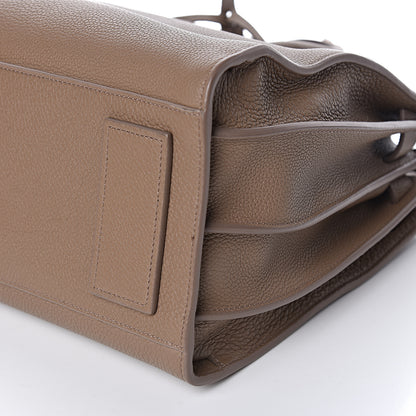 Saint Laurent Grained Calfskin Small Supple Sac De Jour Taupe 8 of 9