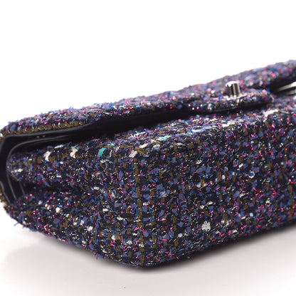 Chanel Tweed Quilted Medium Double Flap Multicolor 8 of 14