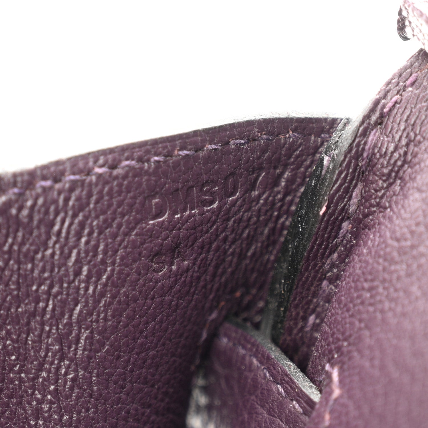 Hermes Taurillon Clemence Birkin 30 Raisin 7 of 13