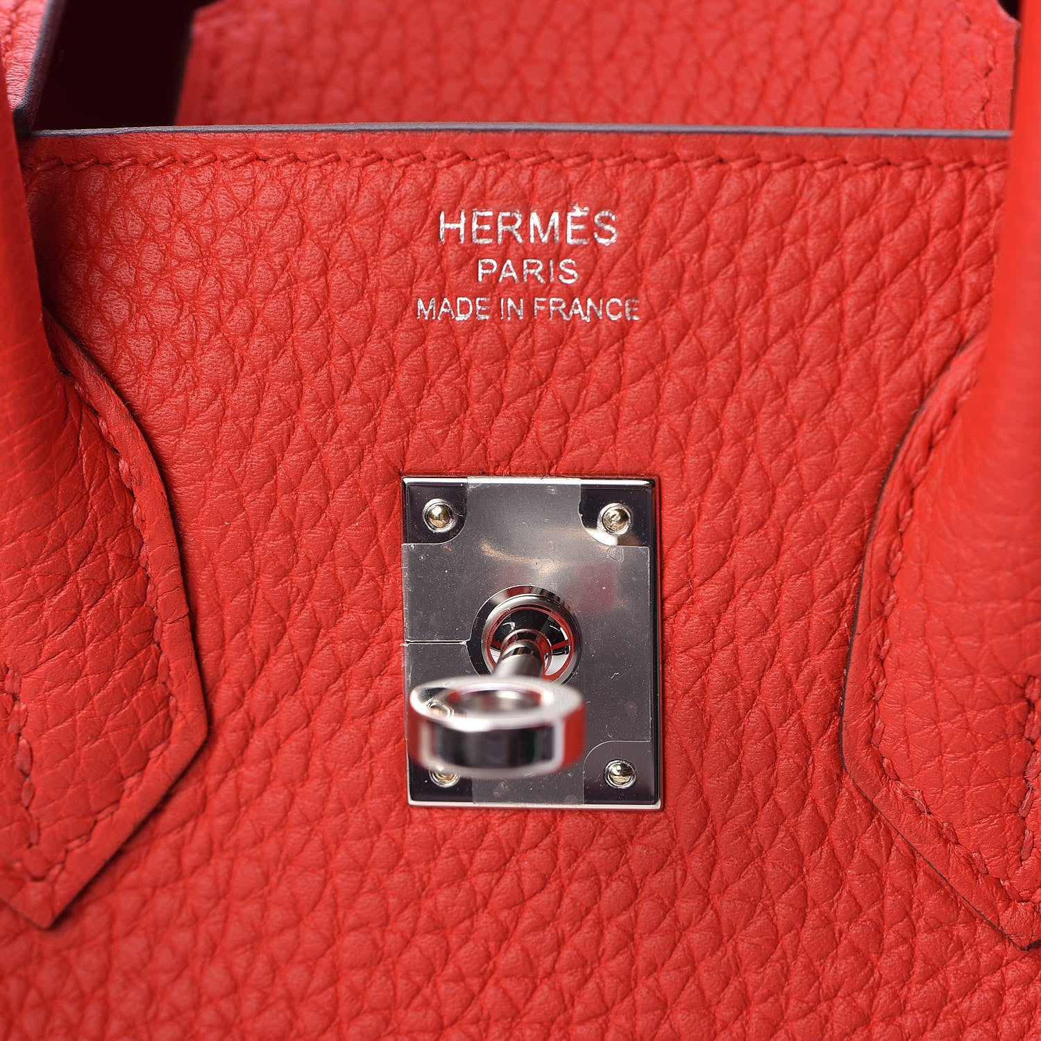 Hermes Togo Birkin 25 Rouge De Coeur 21 of 31