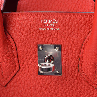 Hermes Togo Birkin 25 Rouge De Coeur 21 of 31