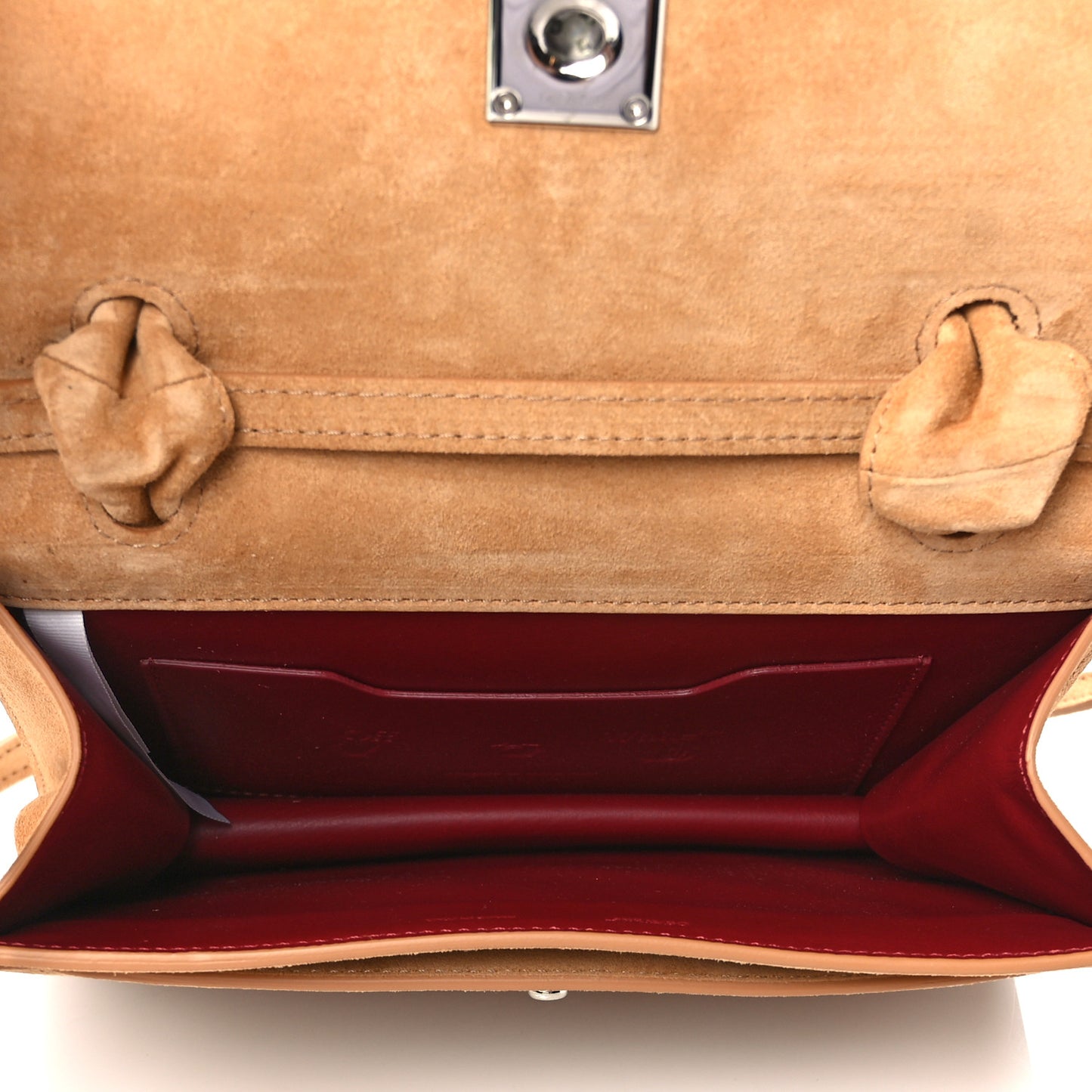 Suede Jitney 1.4 Bag Beige