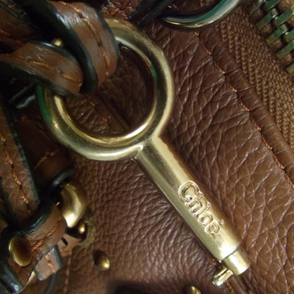 Chloe Leather Paddington Satchel Cognac 14 of 17