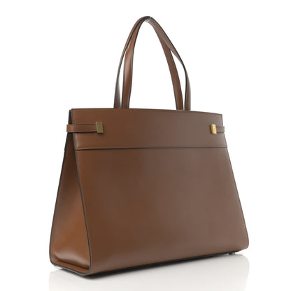 Saint Laurent Calfskin Small Manhattan Shopper Tote Brick 3 of 12