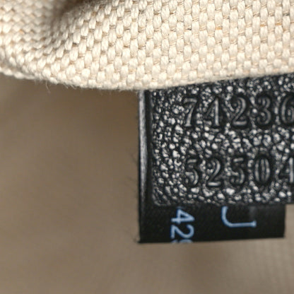 Gucci Sakai Be Green Calfskin Diagonal Stitched Small Blondie Shoulder Bag Black 7 of 10