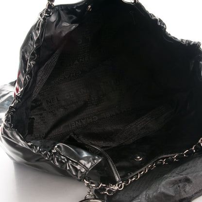 Chanel Vinyl XL Coco Cabas Black 5 of 7