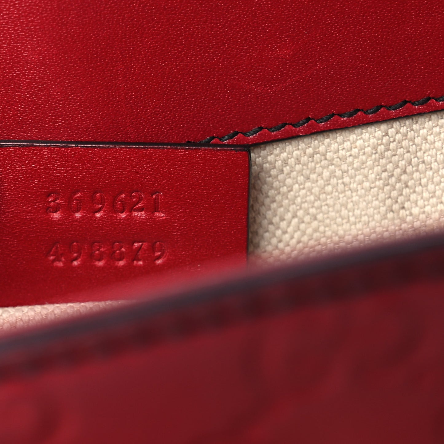 Guccissima Small Emily Shoulder Bag Red