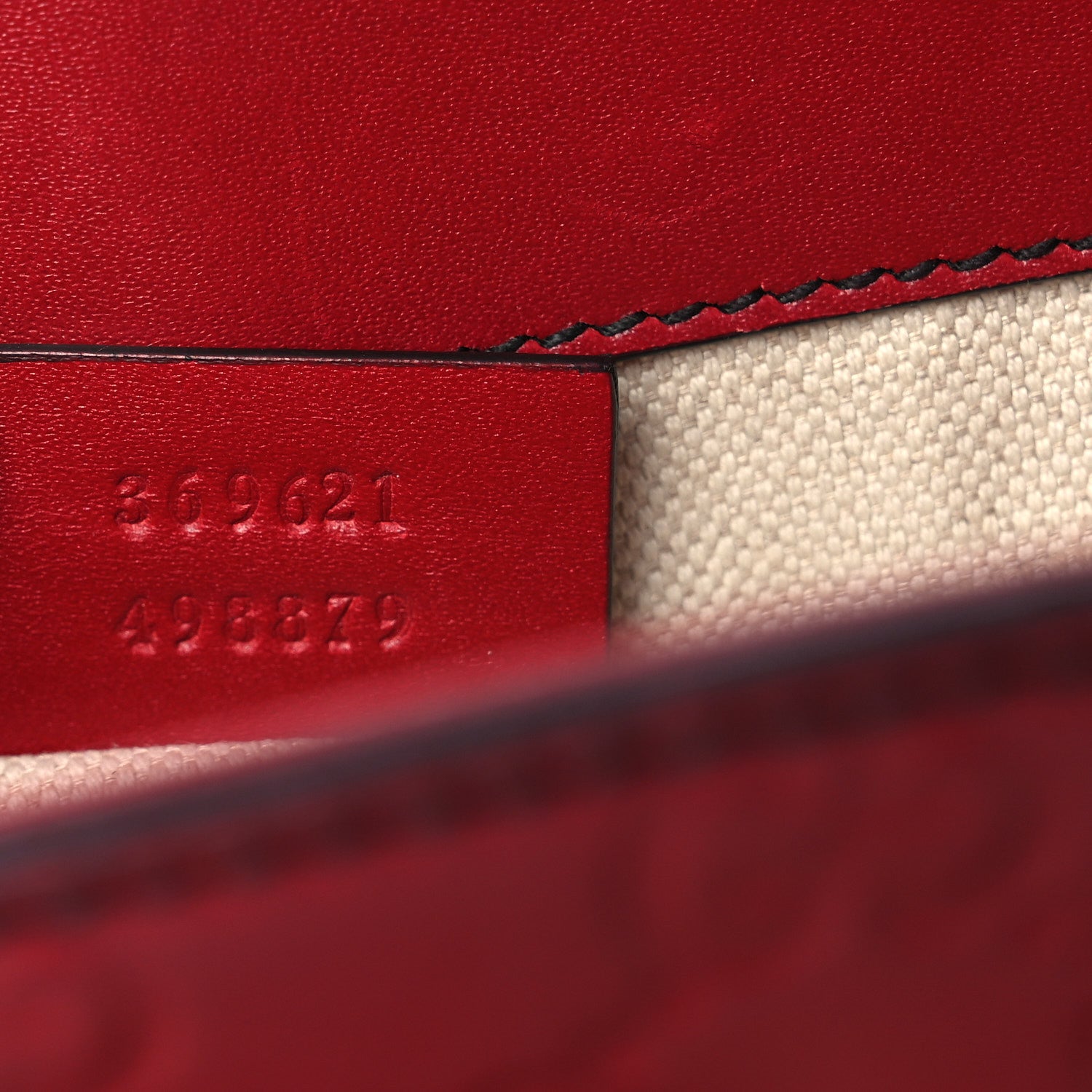 Gucci Guccissima Small Emily Shoulder Bag Red 7 of 12