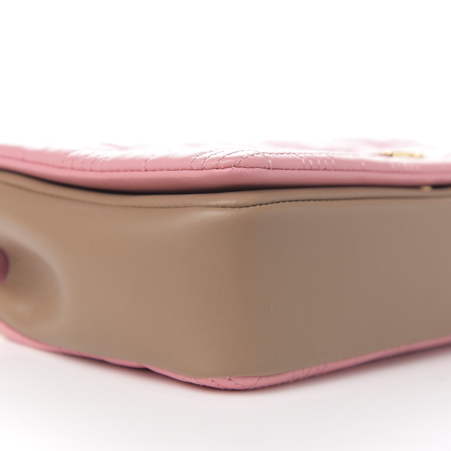Burberry Lambskin Quilted Small Lola Bag Peony Camel 8 of 10