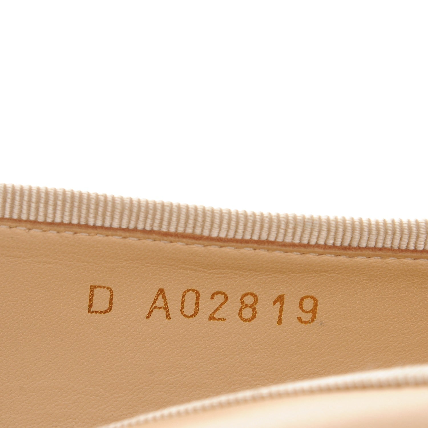 Chanel Lambskin Cap Toe Ballerina Flats 38 Beige Black 8 of 9