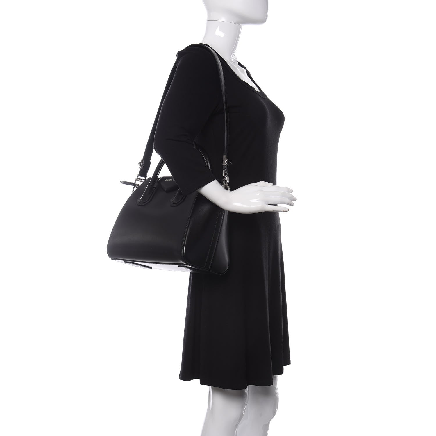 Givenchy Shiny Lord Calfskin Small Antigona Black 2 of 10