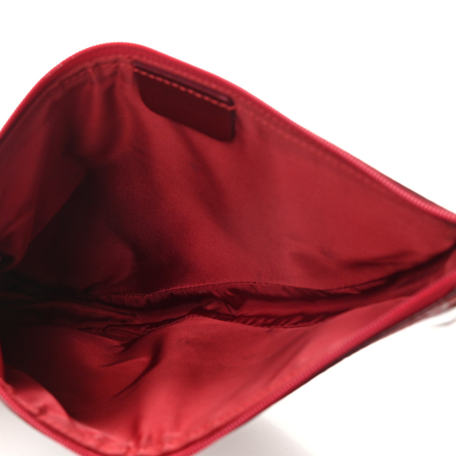 Christian Dior Patent Monogram Mini Saddle Pochette Red 5 of 10
