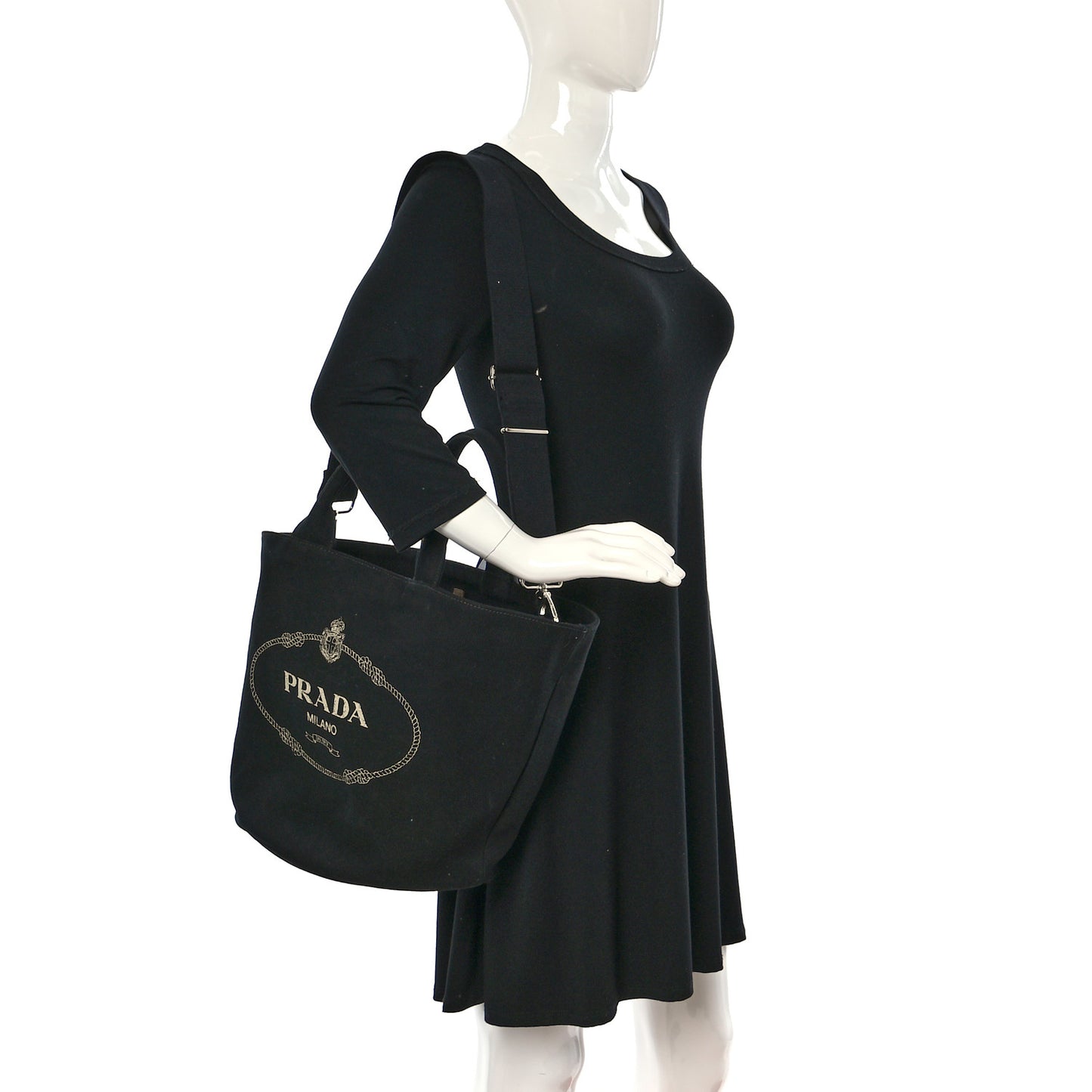 Canapa Small Shopping Tote Black