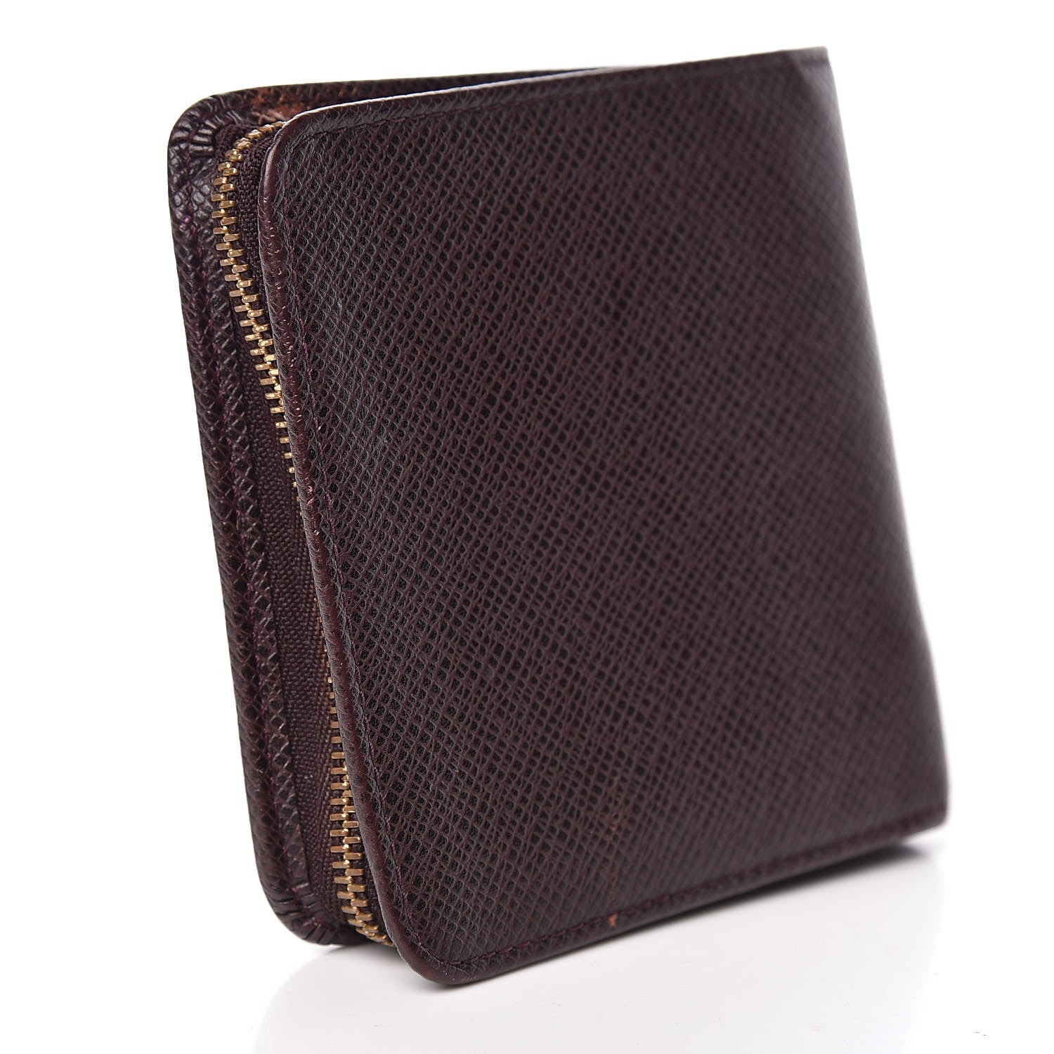 Louis Vuitton Taiga Zip Wallet Acajou 3 of 10