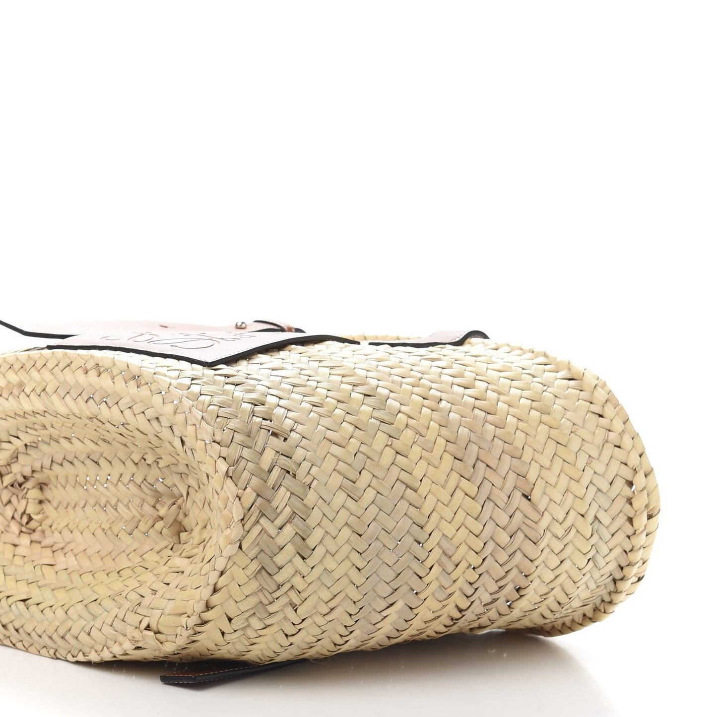 Raffia Basket Tote Bag Natural Tan