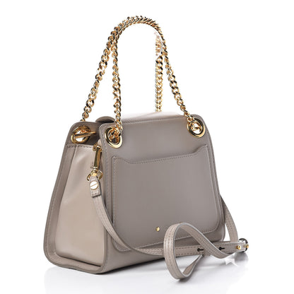 Chloe Shiny Calfskin Mini Annie Shoulder Bag Motty Grey 4 of 11