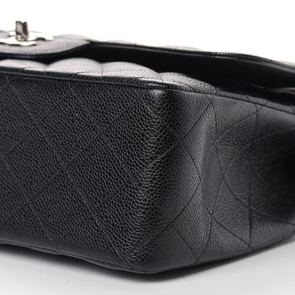 Chanel Caviar Quilted Jumbo Double Flap Black 9 of 11
