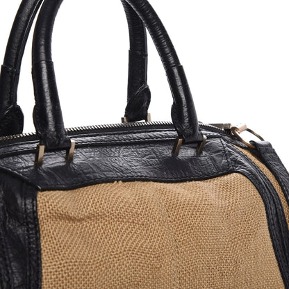 Alexander Wang Pebbled Calfskin Canvas Large Emile Khaki Silver Hardware 14 of 16