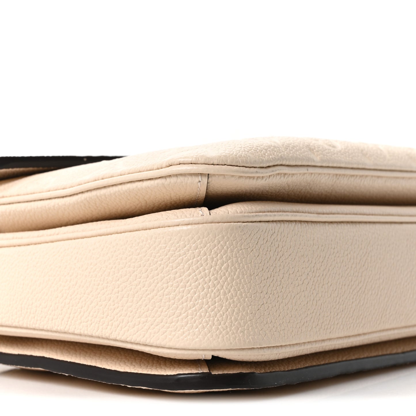 Empreinte Braided Pochette Metis Creme Beige Caramel